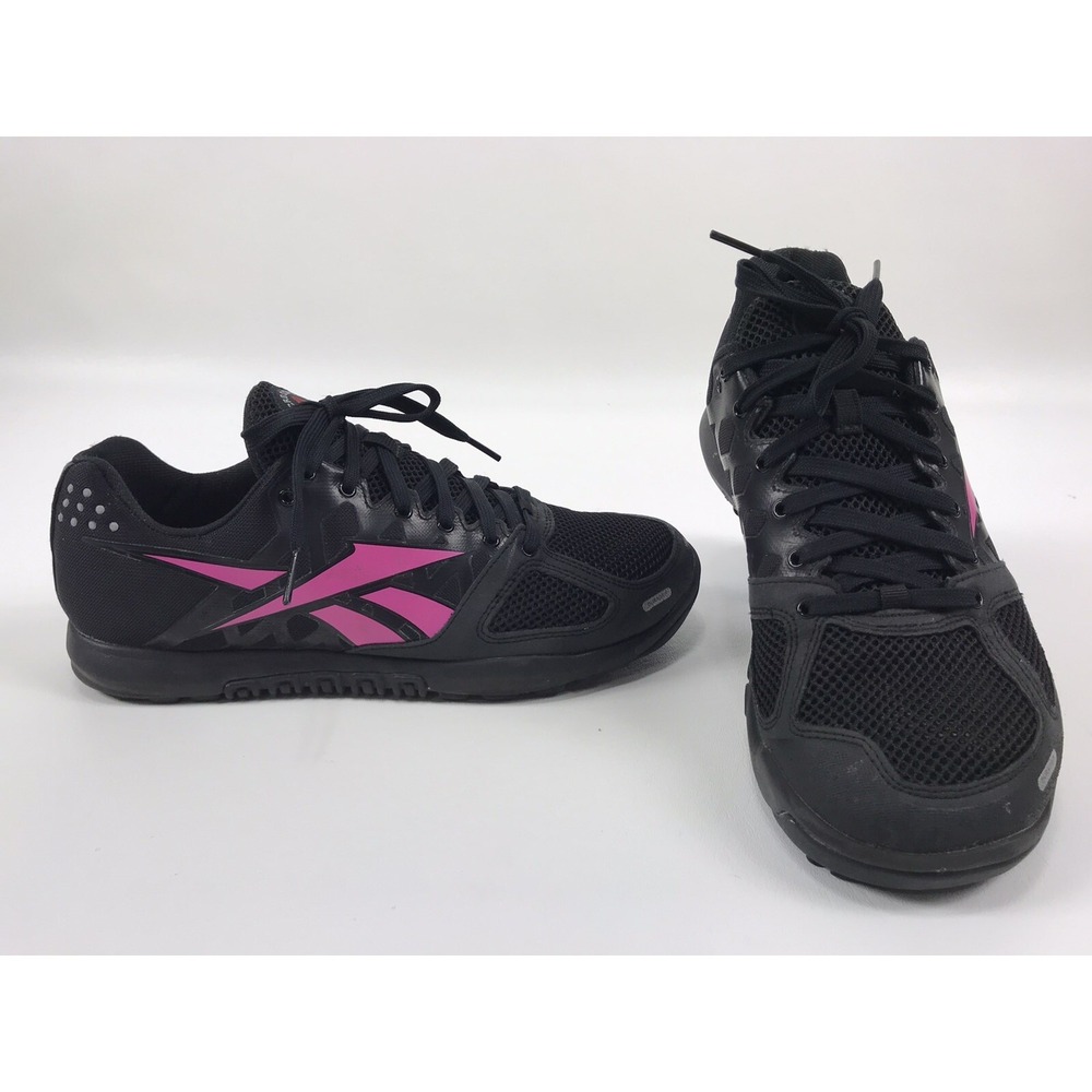 Reebok Crossfit Womens Shoes Size 10 Black Pink